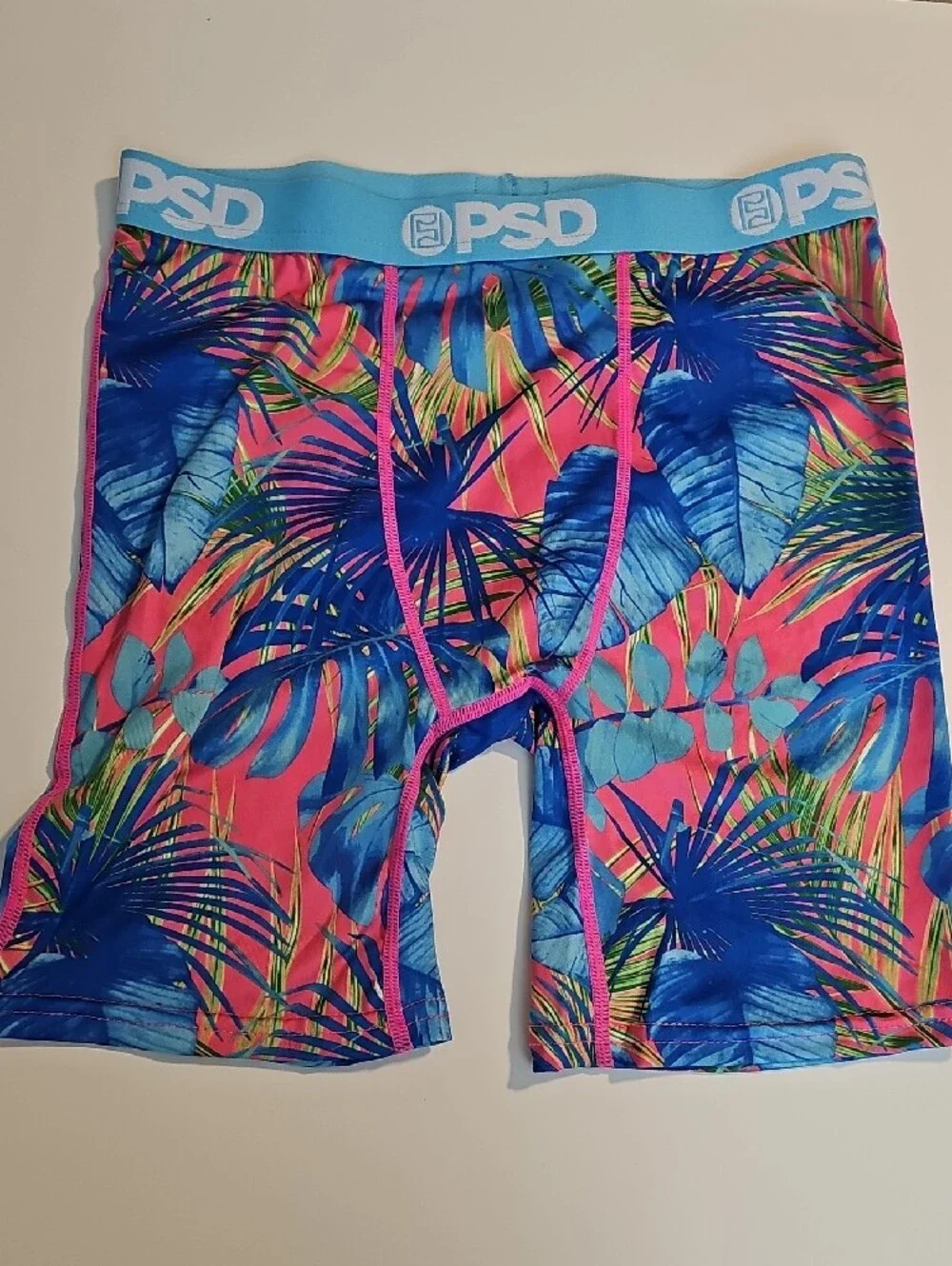 PSD Activewear Leggings - Black with Bright Neon Print